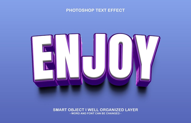 3d edytowalny efekt stylu tekstu