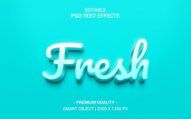 3d Edytowalny Efekt Tekstowy Activetextstyleeffect Premium Psd