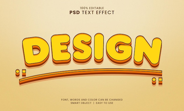 3d edytowalny efekt tekstowy projektu