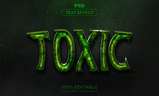 PSD 3d edytowalny tekst i makieta stylu efektu logo z ciemnym abstrakcyjnym tłem