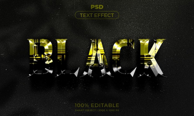 3d Edytowalny Tekst I Makieta Stylu Efektu Logo Z Ciemnym Abstrakcyjnym Tłem
