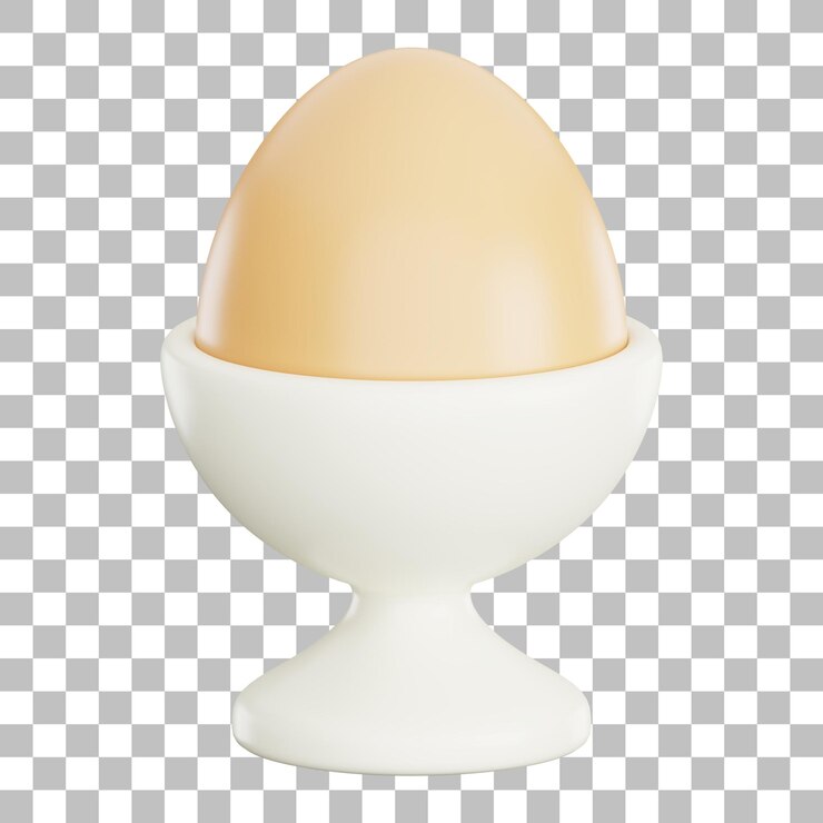 PSD 3d egg stand illustration