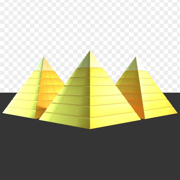 3d egypt icon illustrations