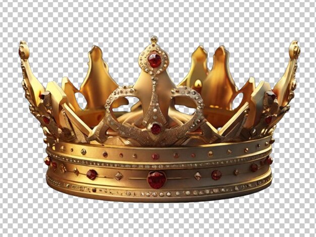 PSD 3d elegant golden crown