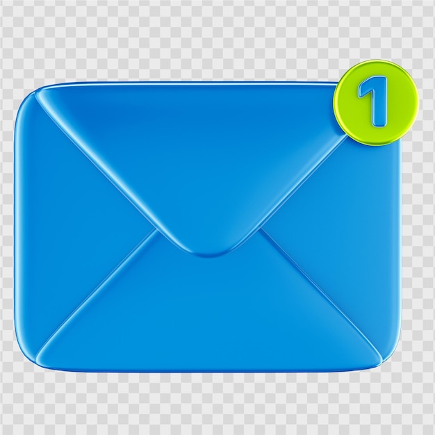 PSD 3d значок электронной почты