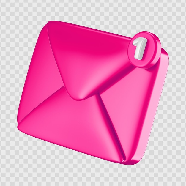 PSD 3d email icon