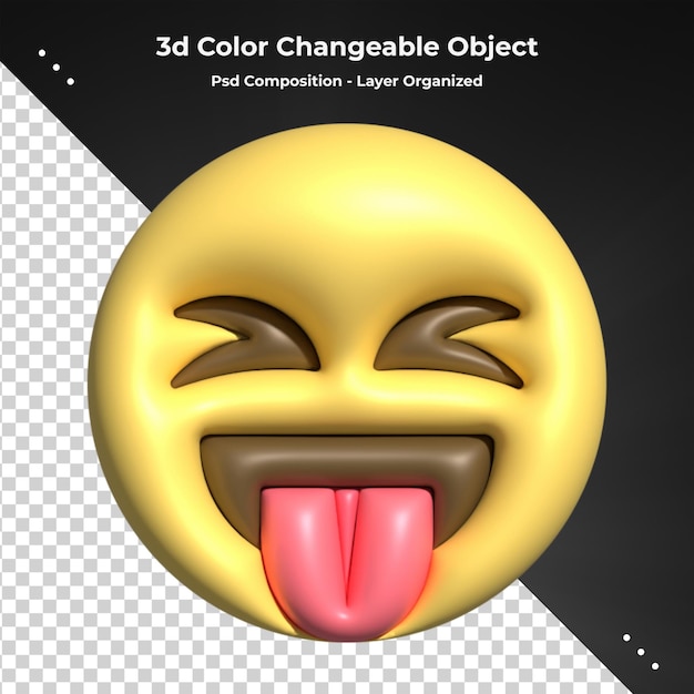 3d emoji faces with facial expressions 3d rendering stylized emoji icons