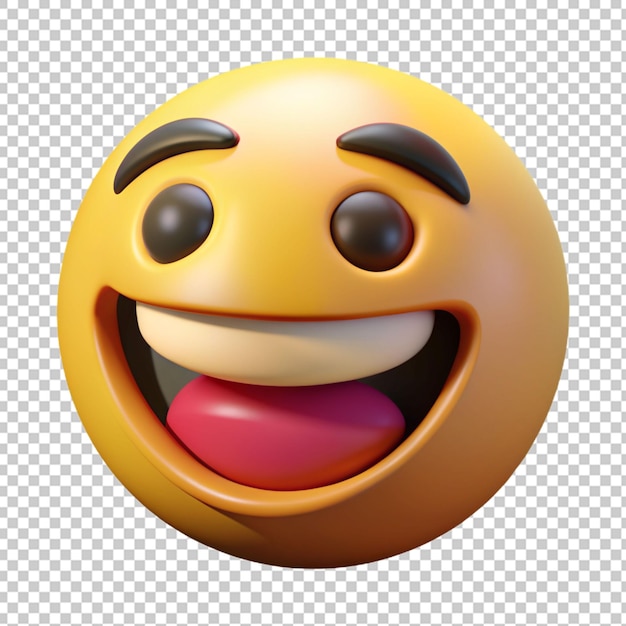 PSD 3d emoji isolated