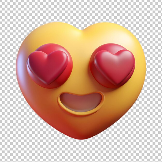 PSD 3d emoji isolated