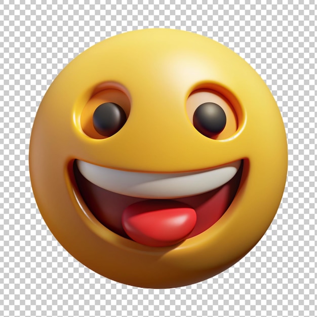 PSD 3d emoji isolated