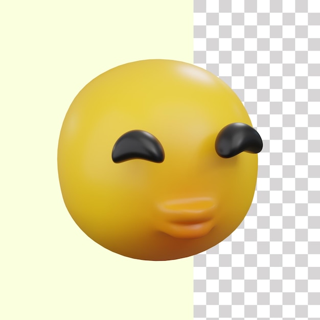 PSD 3d emoji kussen