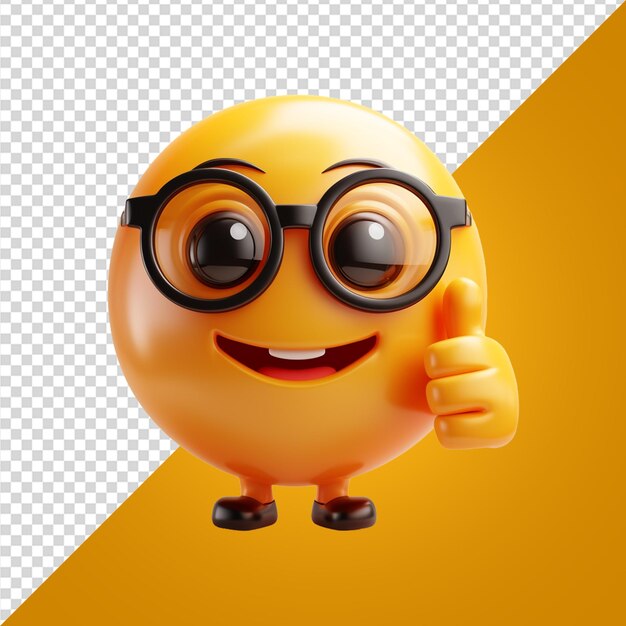 3D-emoji met ok-teken op doorzichtige achtergrond