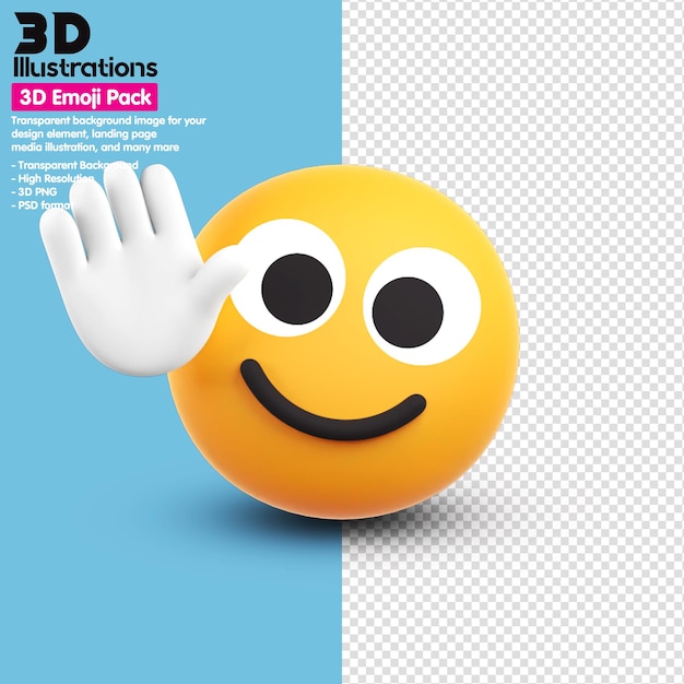 Icone 3d emoji pack intorno al rendering 3d