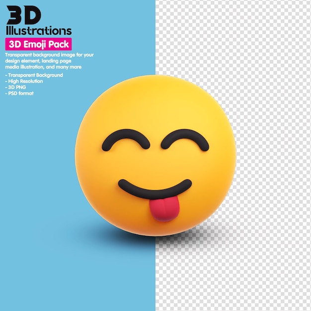 3d emoji pack pictogrammen rond 3d-rendering