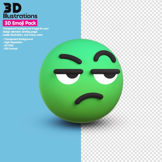 3d emoji pack pictogrammen rond 3d-rendering