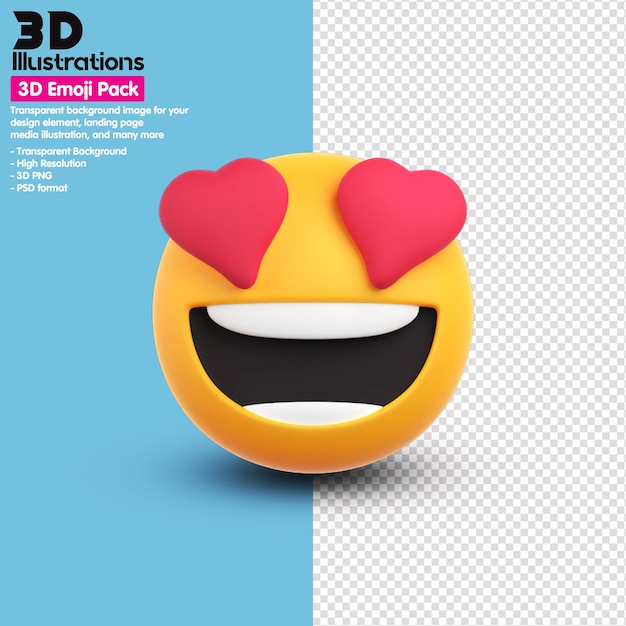 3d emoji pack pictogrammen rond 3d-rendering