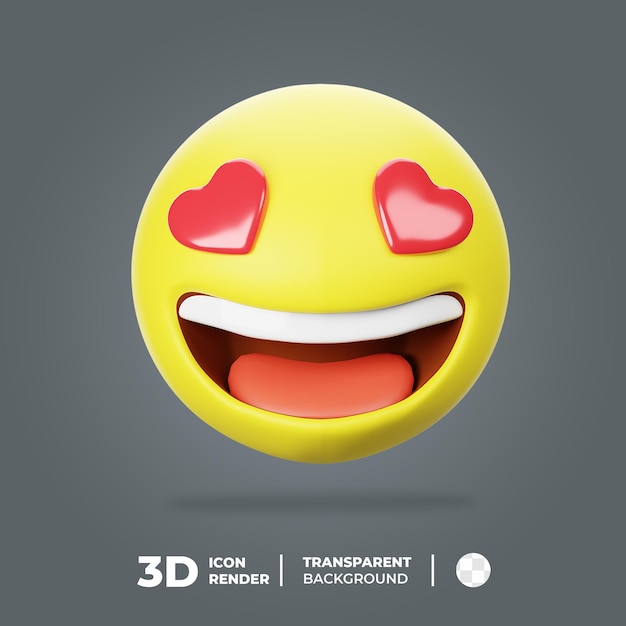 3d emoticon love