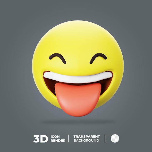 Emoticon 3d beffardo