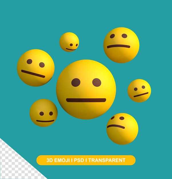 3D Emoticon Set