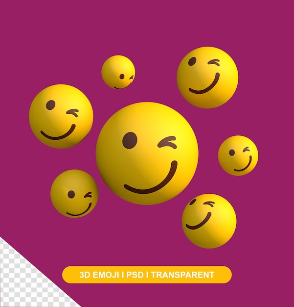 3d emoticon set