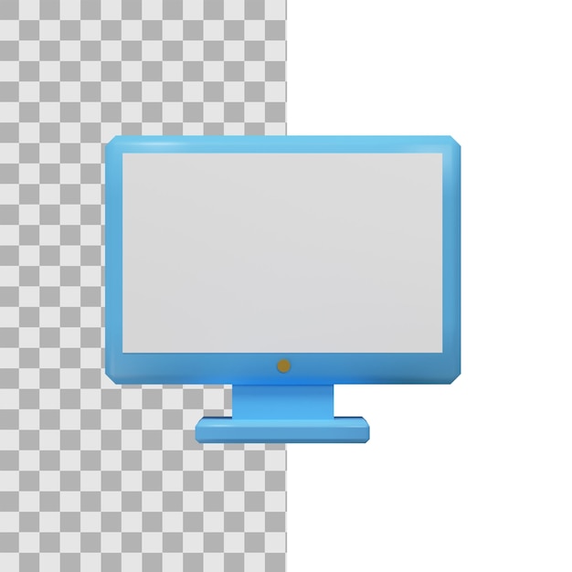 3D Enkelt skjermikon