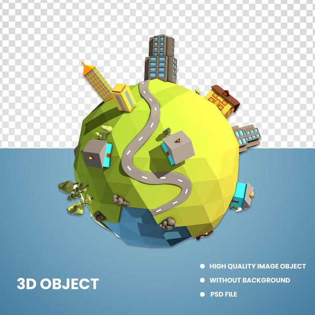 PSD 3d environment