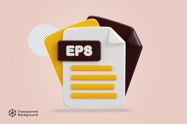 PSD 3d eps bestandsindeling icoon vector illustratie