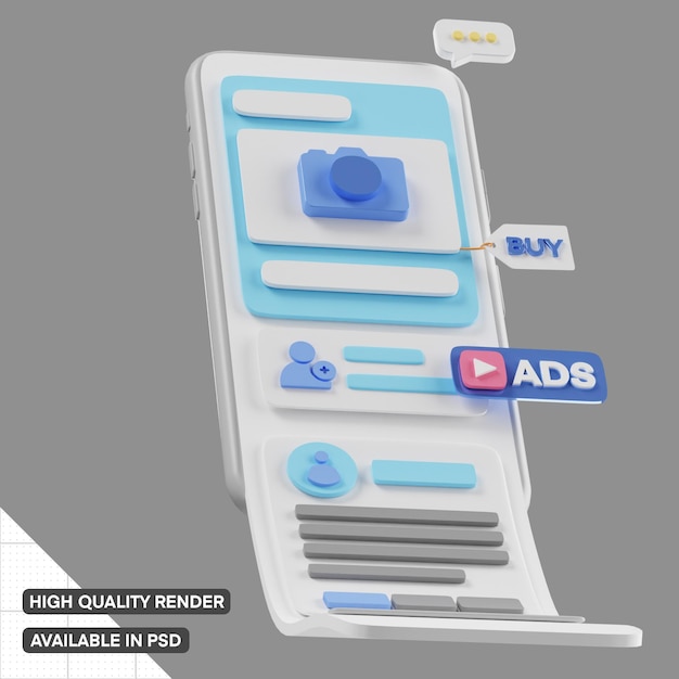 PSD 3dfacebookマーケットプレイス