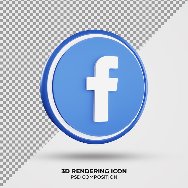 3D Facebook Rendering-pictogram