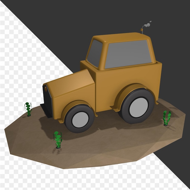 3d farm illustrations