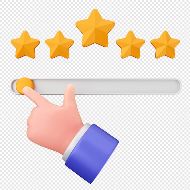 3d feedback rating customer satisfaction