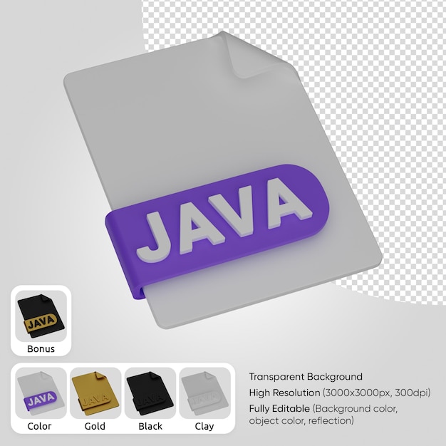 PSD 3d file java