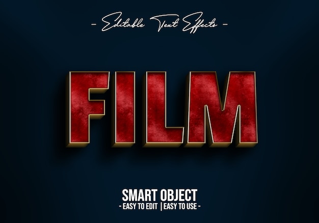 PSD 3d-film-style-effect