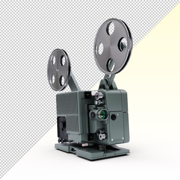 3D filmprojector geïsoleerd