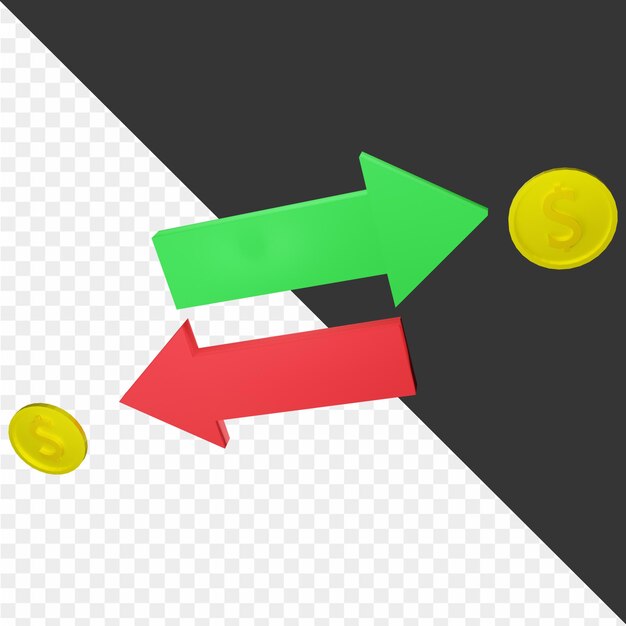 3d finance icon