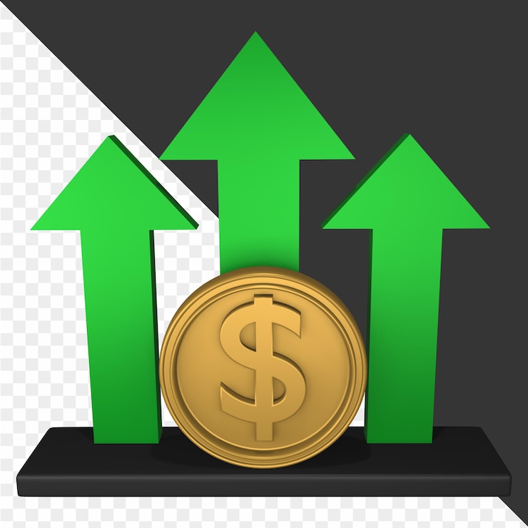 PSD 3d finance illustrations
