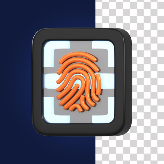 PSD 3d fingerprint sensor illustration