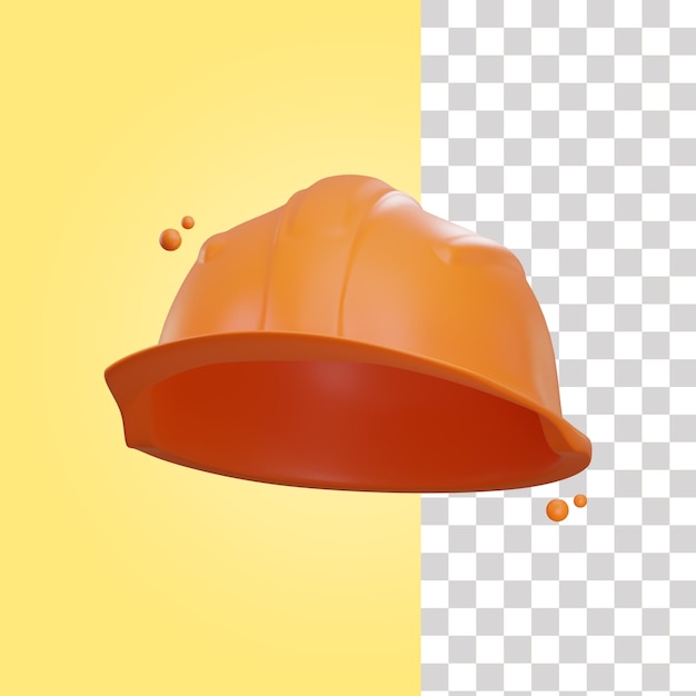 3d firefighter helmet illustration