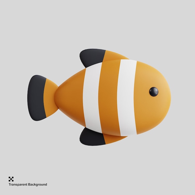 3d fish illustration