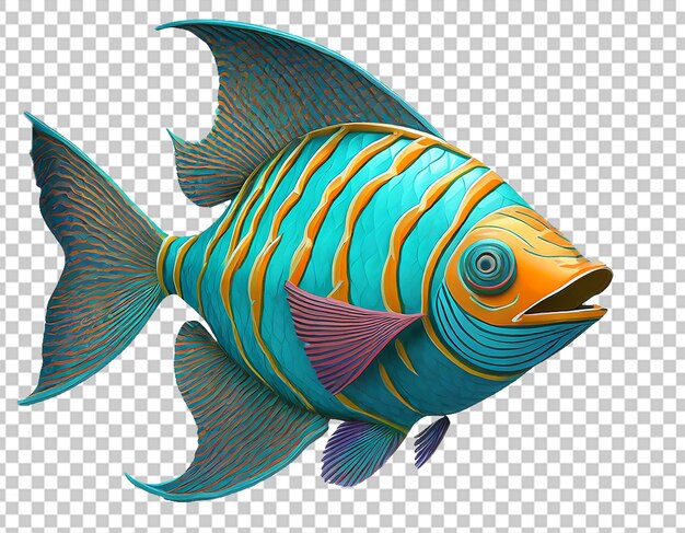 PSD 3d fish