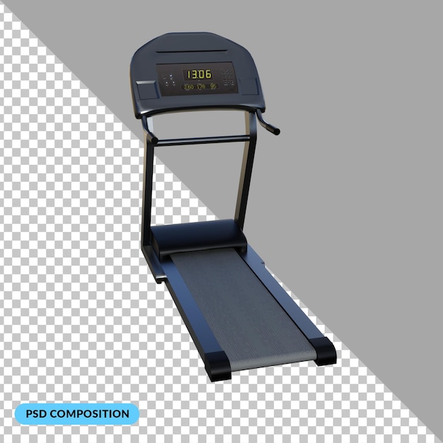 3d fitness and sport tools isolated premium PSD