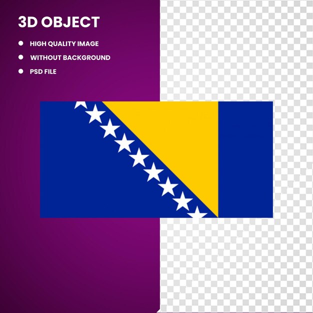 PSD 3d flaga bośni