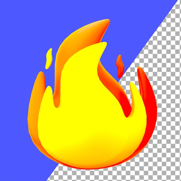 PSD 3d flame