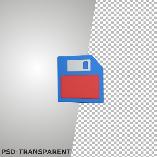 3D 플로피 디스크 아이콘