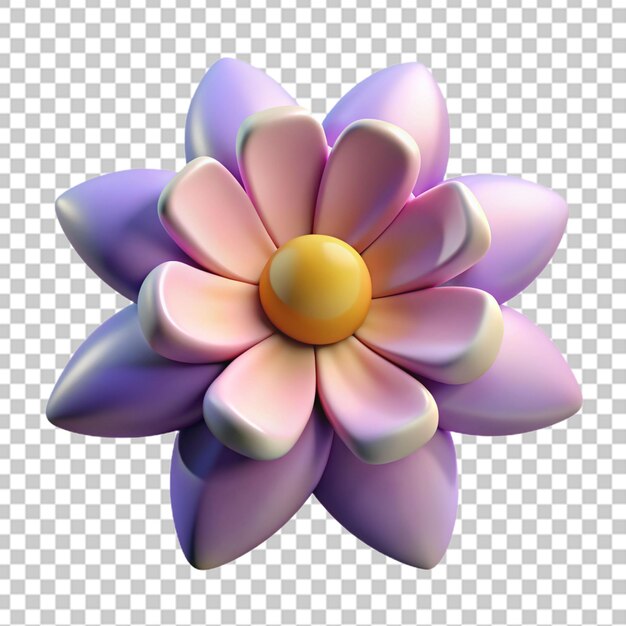 PSD Трехмерный цветок