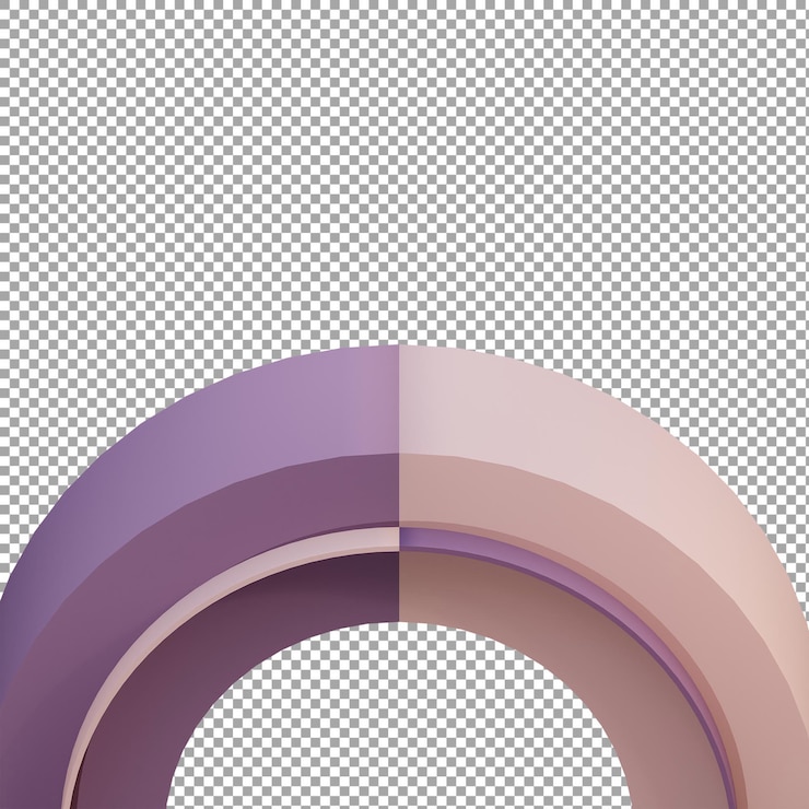 PSD 3d flowers flat icon