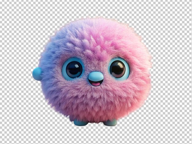 PSD 3d fluffy cartoon