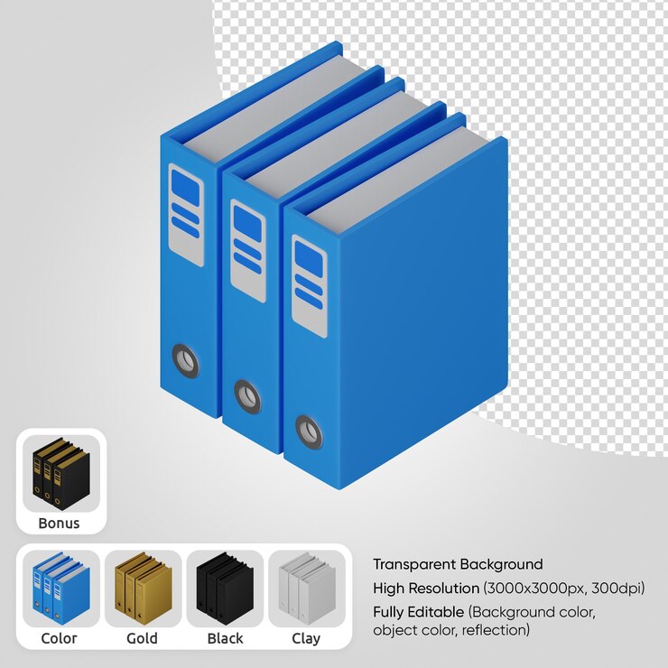 PSD архив папок 3d