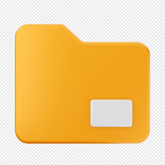 PSD 3d folder document file