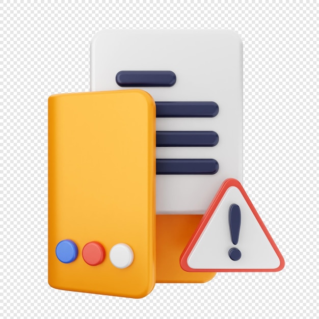 PSD 3d folder document icon